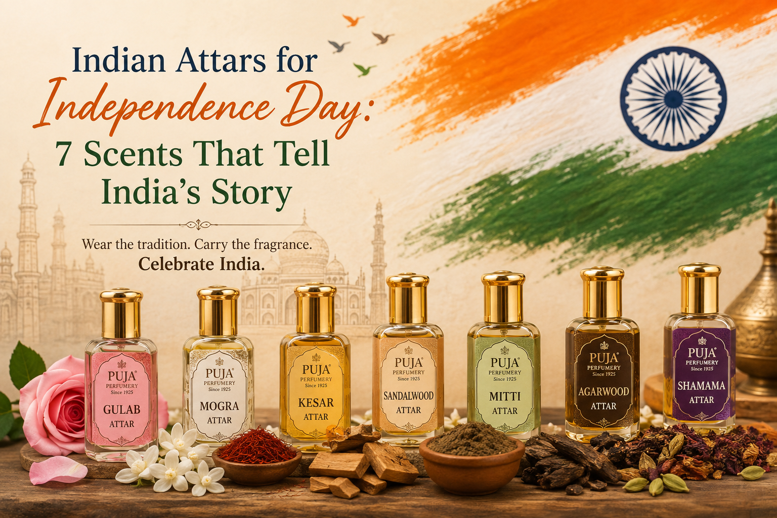 Indian Attars for Independence Day: 7 Scents That Tell India’s Story