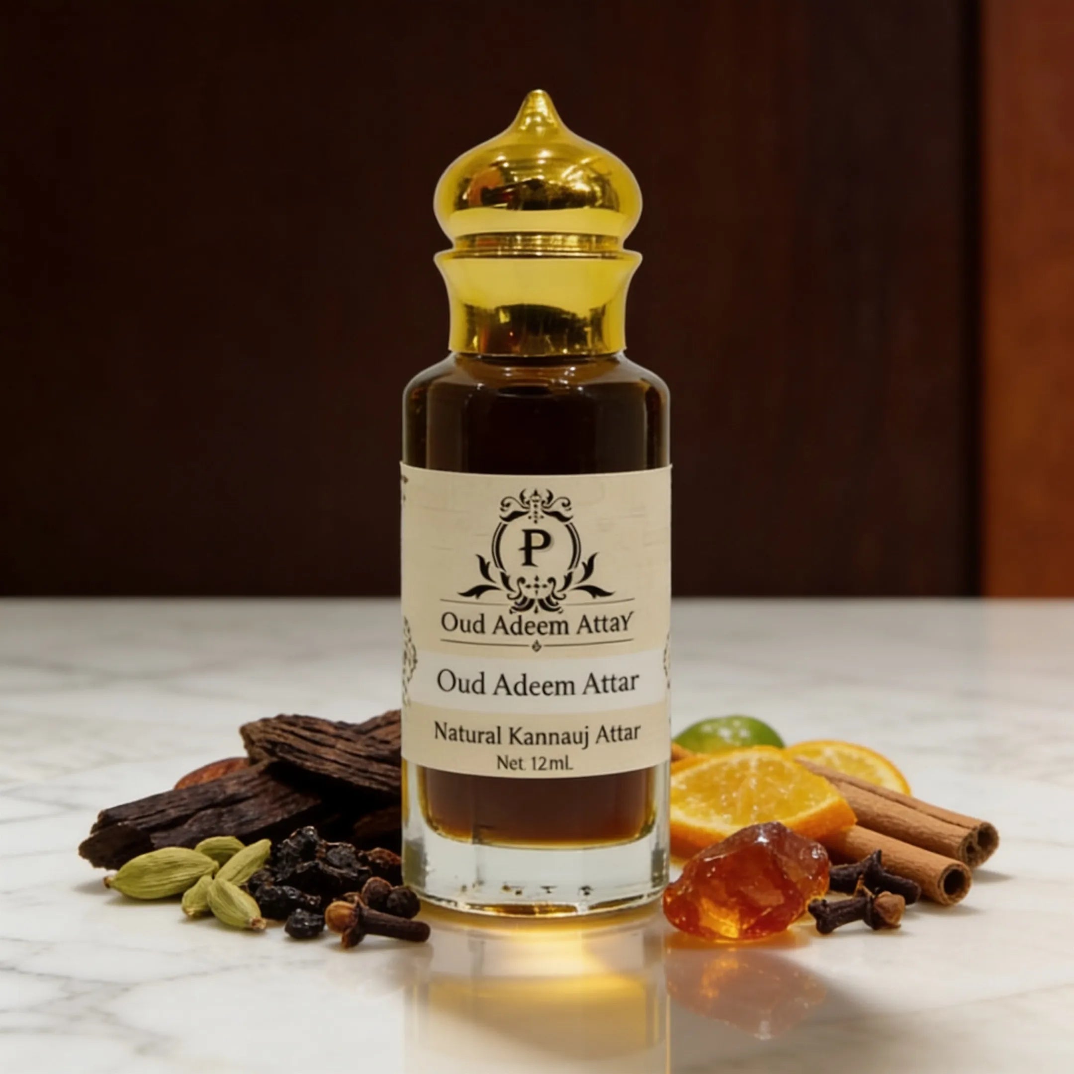 Oud Adeem Attar – Royal Masculine Oud Perfume – Puja Perfumery